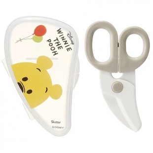 Skater Baby Food Scissors With Case - Winnie